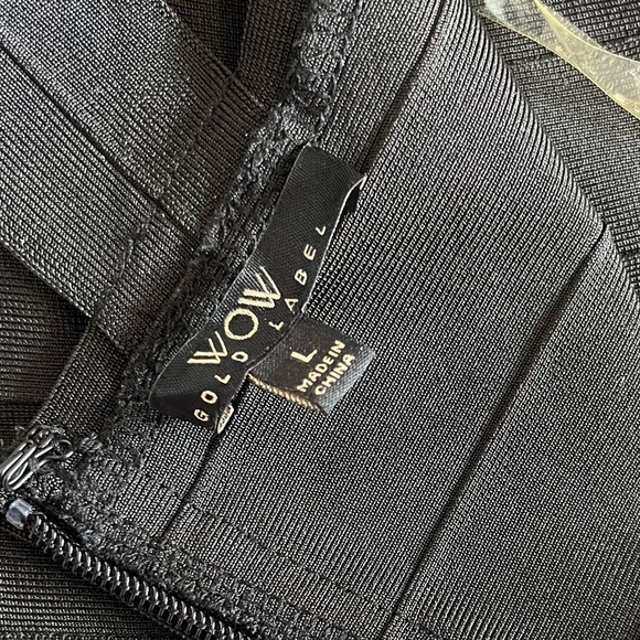 Metallic Rainbow Bodycon Mini Dress - Picture 7 of 7